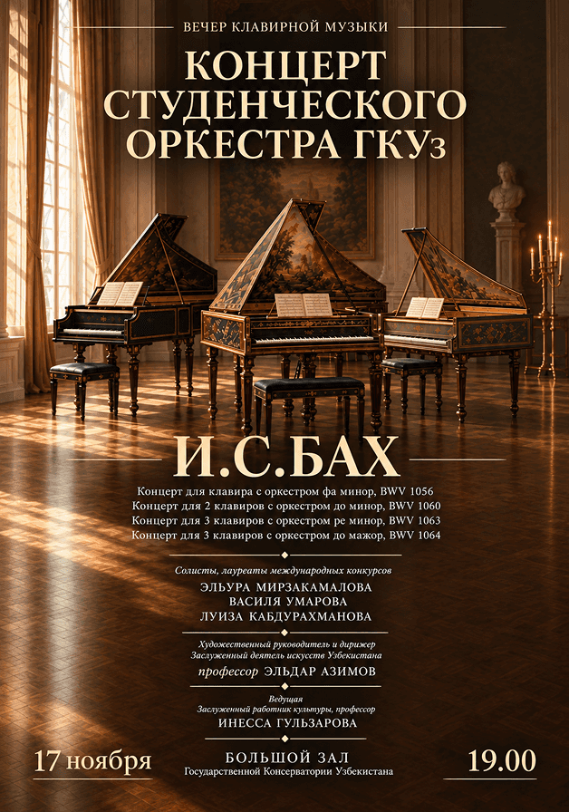 Постер: И.С.БАХ